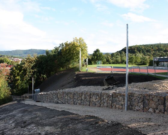 Baufortschritt am 04.09.2009